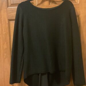 Elan Black Crew Neck Sweater.